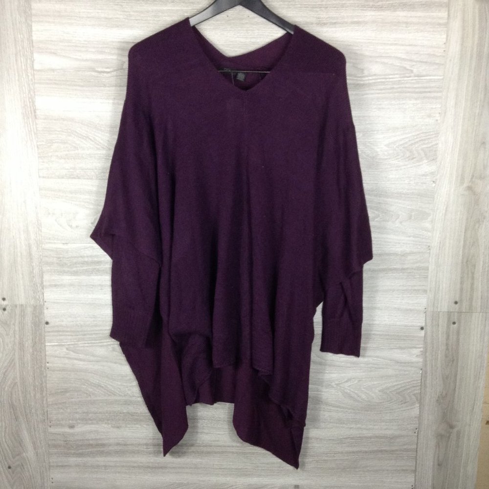 RDI V-Neck Poncho Sweater